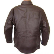 Soviet air force pilot Shevretka brown leather military jacket