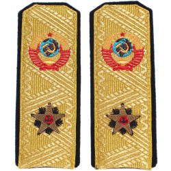 USSR Navy Fleet Admiral high rank parade shoulder boards