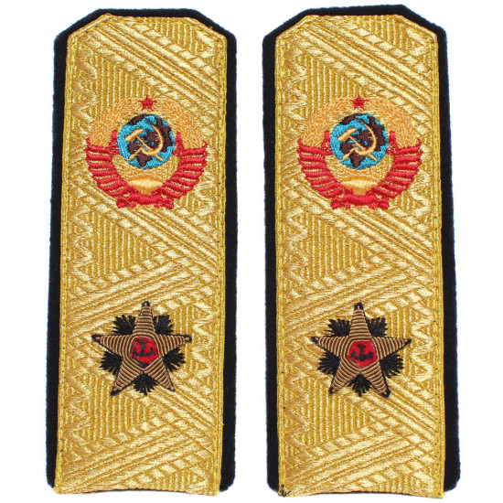 USSR Navy Fleet Admiral high rank parade shoulder boards