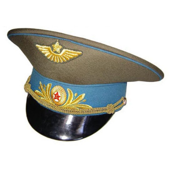Uniforme de color caqui de los generales de la fuerza aérea de USSR con el sombrero