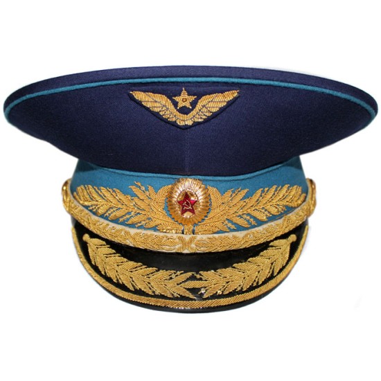 Genuino uniforme de la fuerza aérea soviética uniforme con sombrero