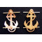 2 badge pin ANCHOR navali sovietici