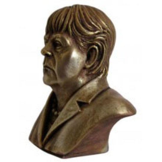 Chancellor of Germany bust Angela Merkel