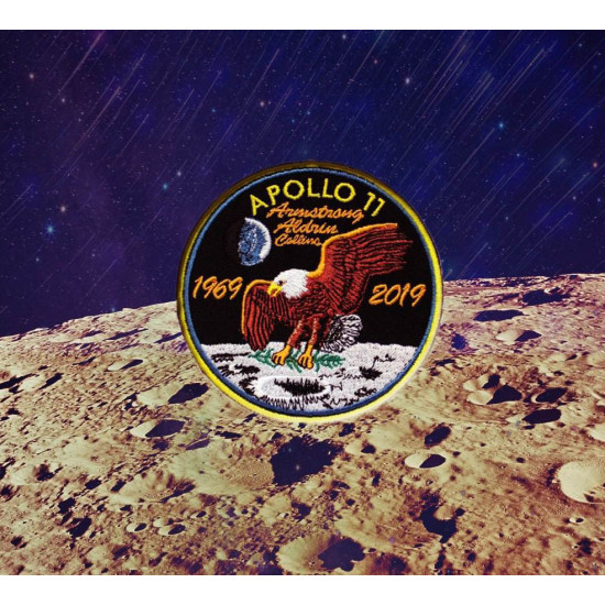 Patch du programme de mission spatiale Neil Armstrong Apollo 11 1969