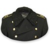 Cuello KARAKUL para abrigos de oficiales rusos negro y gris.