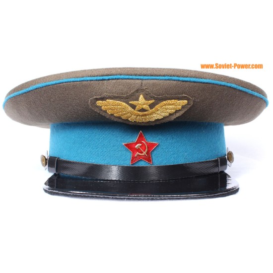 Soviet AVIATION VISOR CAP Red Army hat