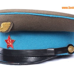 Soviet AVIATION VISOR CAP Red Army hat