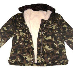 Veste chaude CAMO avec fourrure Veste d'hiver tactique