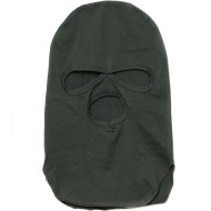 Olive Balaclava cotton hood face mask