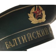 Naval black Soviet visorless Sailor Hat