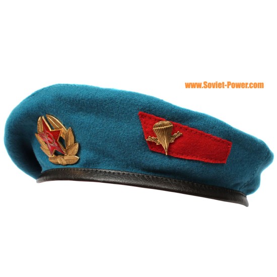 Soviet Army VDV Airborne troops blue BERET hat