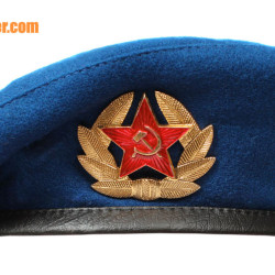 Beret of Soviet State Security special units blue hat KGB