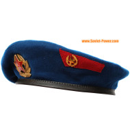 Beret of Soviet State Security special units blue hat