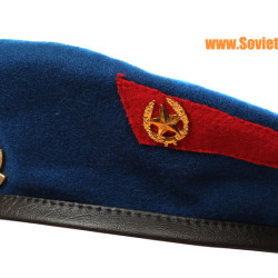 Beret of Soviet State Security special units blue hat