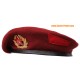 Maroon Beret military hat