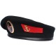 Russische Marines Officer Parade schwarze Uniform