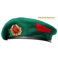 Cappello berretto verde delle guardie di frontiera Cappello berretto dell'esercito sovietico Copricapo URSS con distintivo
