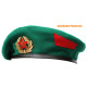 Guardias fronterizos sombrero de boina verde sombrero de boina del ejército soviético sombreros de la URSS con insignia