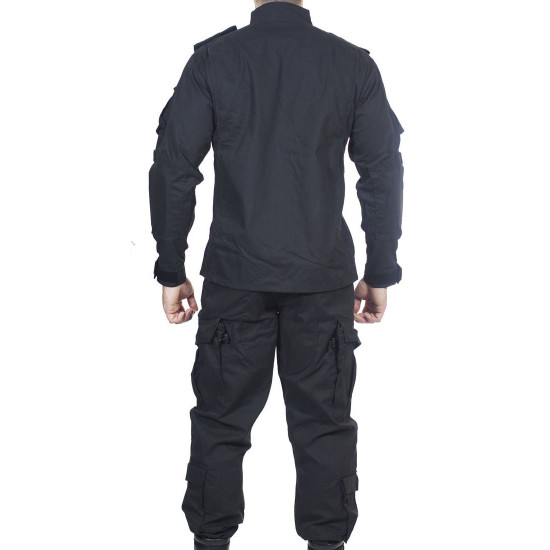 ACU Tactical Uniform Airsoft costume noir Cadeau de chasse pour les hommes