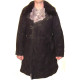 UdSSR Armee Winter Allgemeine Veloursleder Leder Overcoat