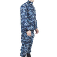 Blue digital Airsoft Uniform Tactical ACU suit Urban type Wear-resistant camo suit