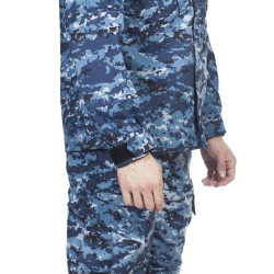 Tuta mimetica blu digitale Airsoft Uniform Tactical ACU Tipo urbano Tuta mimetica resistente all'usura