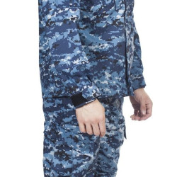 Uniforme de Airsoft digital azul Traje táctico ACU Tipo urbano Traje de camuflaje resistente al desgaste