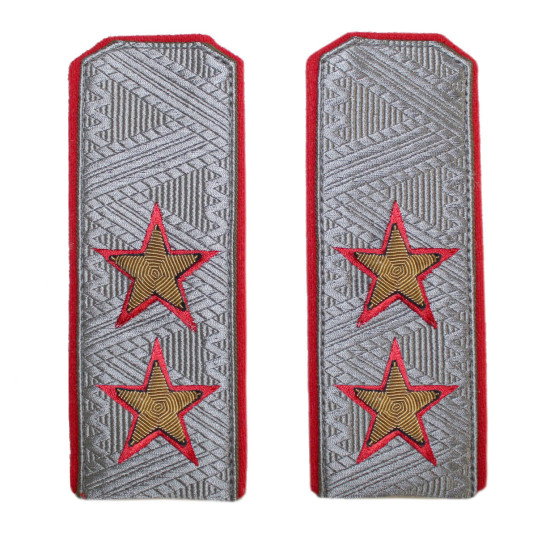 Parade broderie URSS Armée épaulettes générales