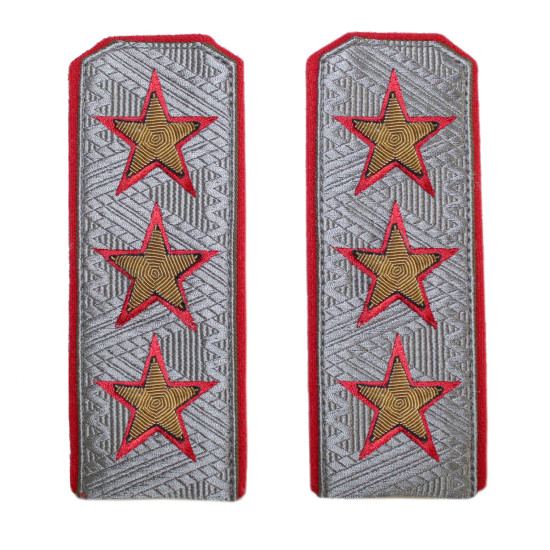 Parade broderie URSS Armée épaulettes générales