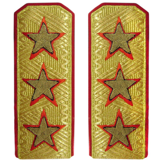 Armée URSS haut rang défilé épaulette Generals