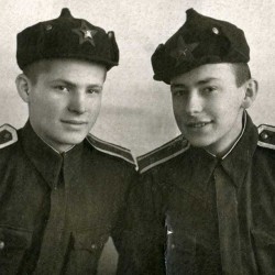Soviet RKKA Red Army black hat BUDENOVKA long ears