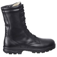 Hohe Militärstiefel Kalahari schwarze Leder Armee Schuhe