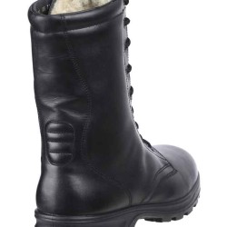 High airsoft boots Kalahari black leather shoes