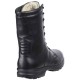 Bottes militaires hautes Kalahari chaussures en cuir noir