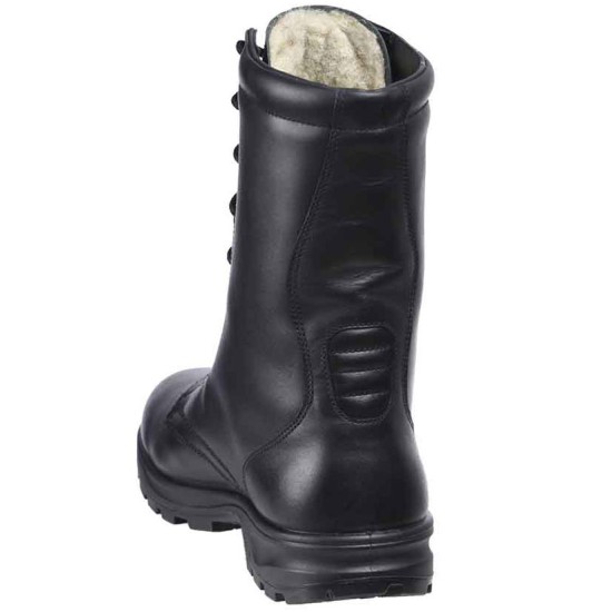 Hohe Militärstiefel Kalahari schwarze Leder Armee Schuhe