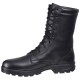 Botas militares altas Kalahari zapatos de cuero negro del ejército