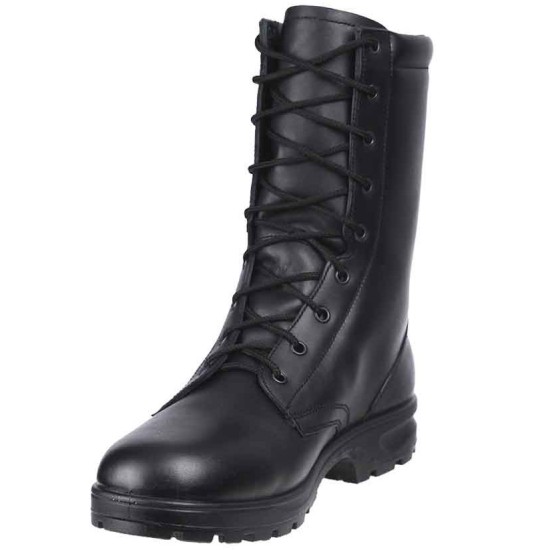 High airsoft boots Kalahari black leather shoes