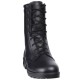 Bottes militaires hautes Kalahari chaussures en cuir noir