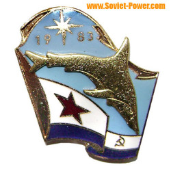 Insigne de la flotte navale VMF FLAG avec SHARK 1983