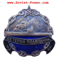 Navy VETERAN SUBMARINER badge USSR Naval Fleet