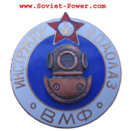 Soviet VMF DIVER INSTRUCTOR Naval badge