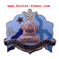 Soviet DIVER INSTRUCTOR BADGE Navy Diving Military USSR