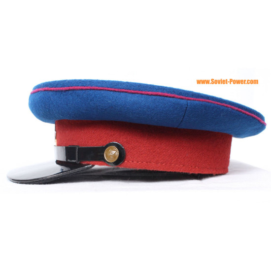 Sombrero ruso azul de los oficiales WW2 de NKVD