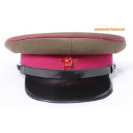 Infantería RKKA sombrero visera Sombrero rojo del Ejército