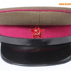 Infantería RKKA sombrero visera Sombrero rojo del Ejército