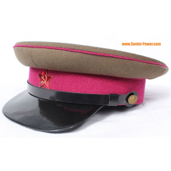 Infantería RKKA sombrero visera Sombrero rojo del Ejército