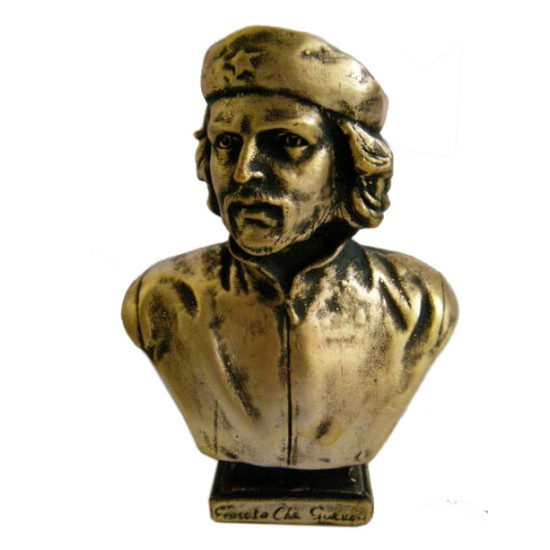 Busto de bronce de Che Guevara líder revolucionario Busto de bronce de Che Guevara líder revolucionario