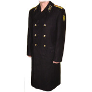 URSS Almirante de la flota de la marina de guerra desfile negro gran abrigo