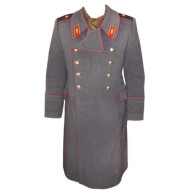 Armée URSS Généraux défilé hiver long manteau