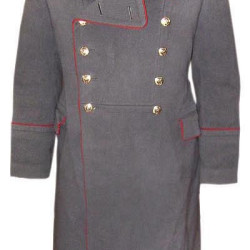 Armée URSS Généraux défilé hiver long manteau